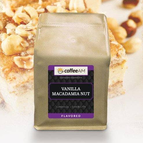 Café aromatisé à la vanille et aux noix de macadamia pour la vente par CoffeeAM