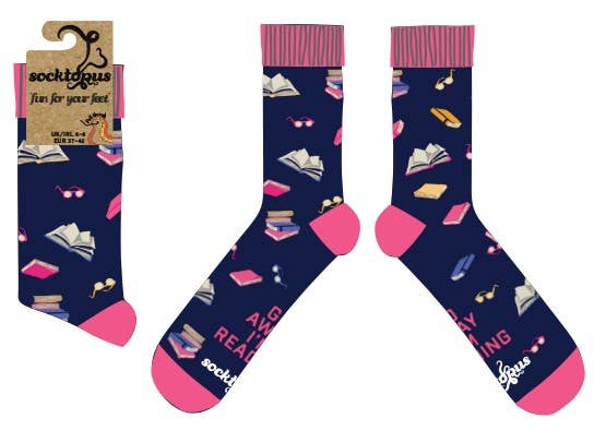Socktopus - Wholesale Socks - Unisex - Reading Socks - Shelf Control8