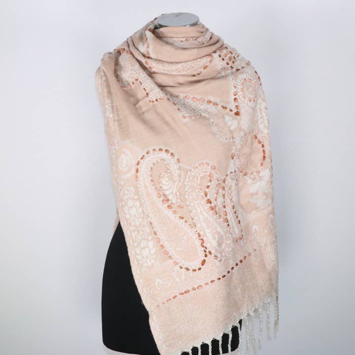 Tivello - Vente Écharpe – femme - Écharpe en laine bouillie Jennifer