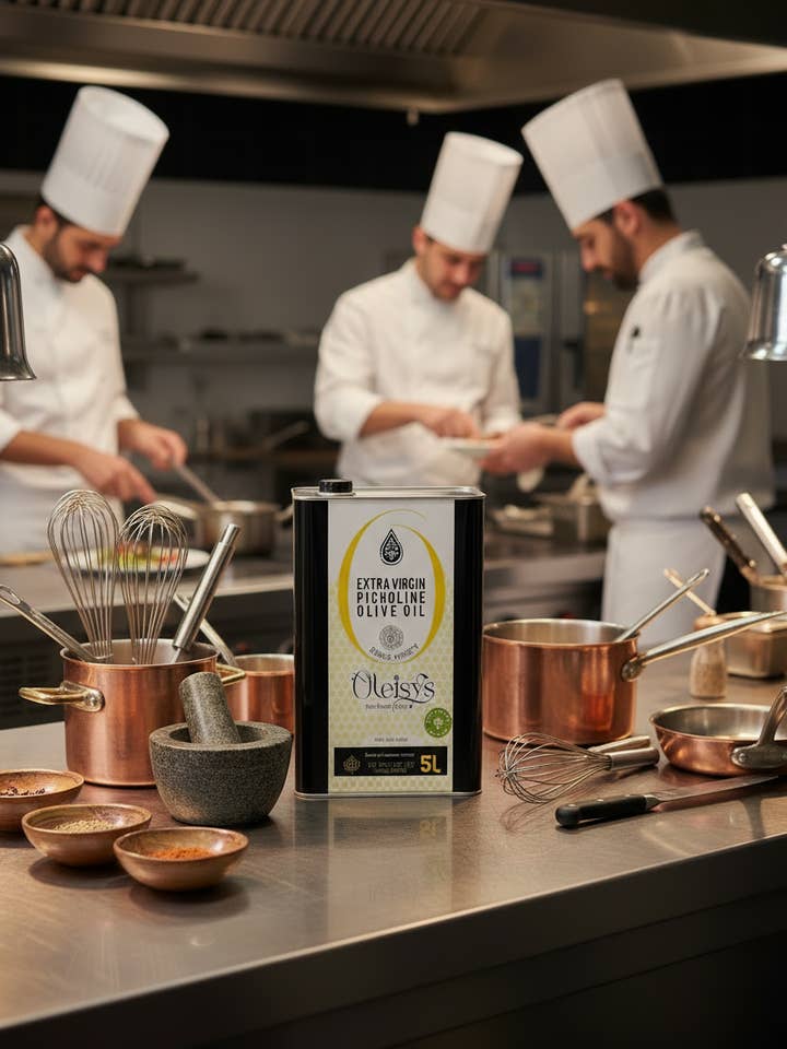 Azeite Virgem Extra Biológico Oleisys® Formato de Chef 5 L por atacado de Oleisys