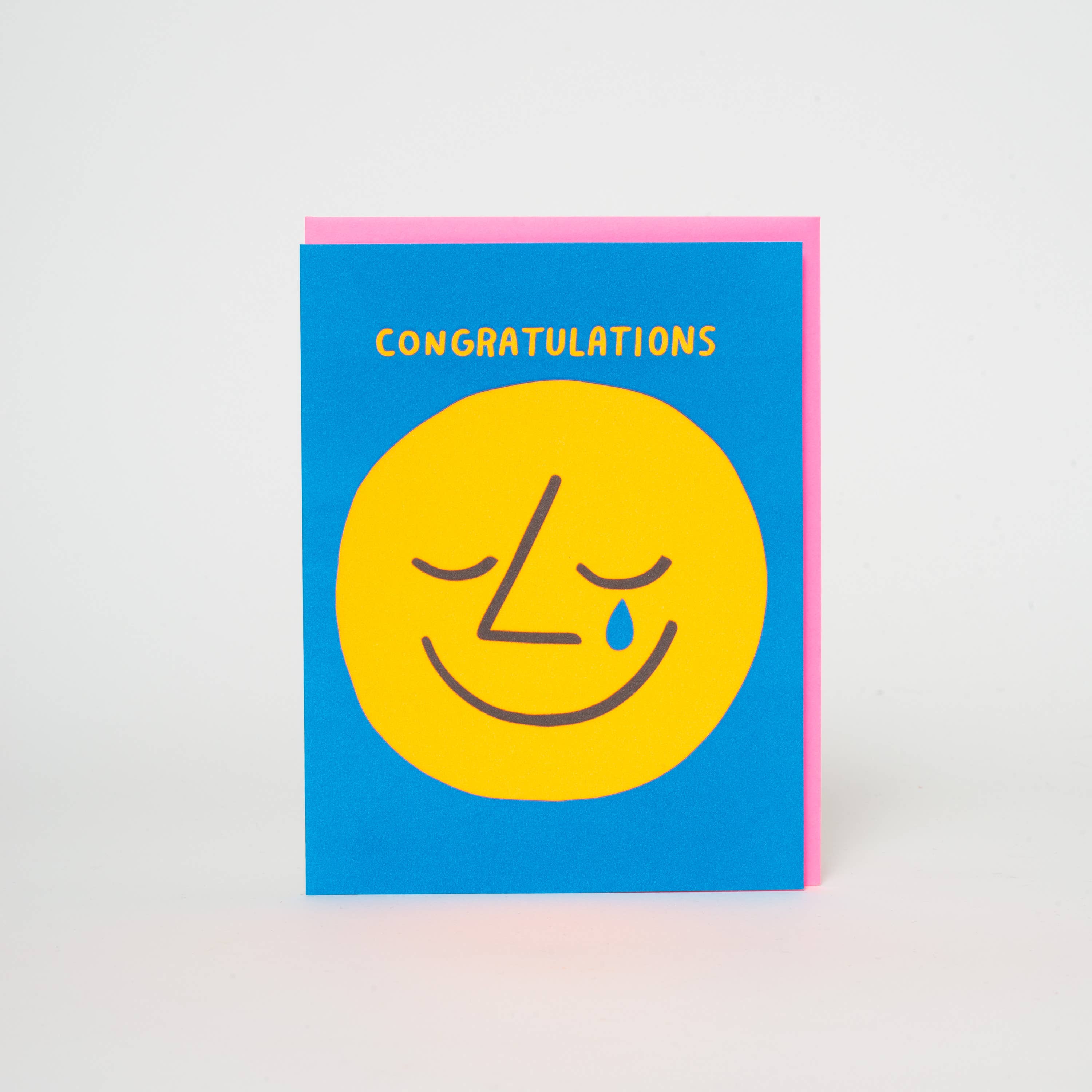 Egg Press Manufacturing - Wholesale Congratulations Card - Congrats Tear Letterpress Greeting Card by Ashkahn1