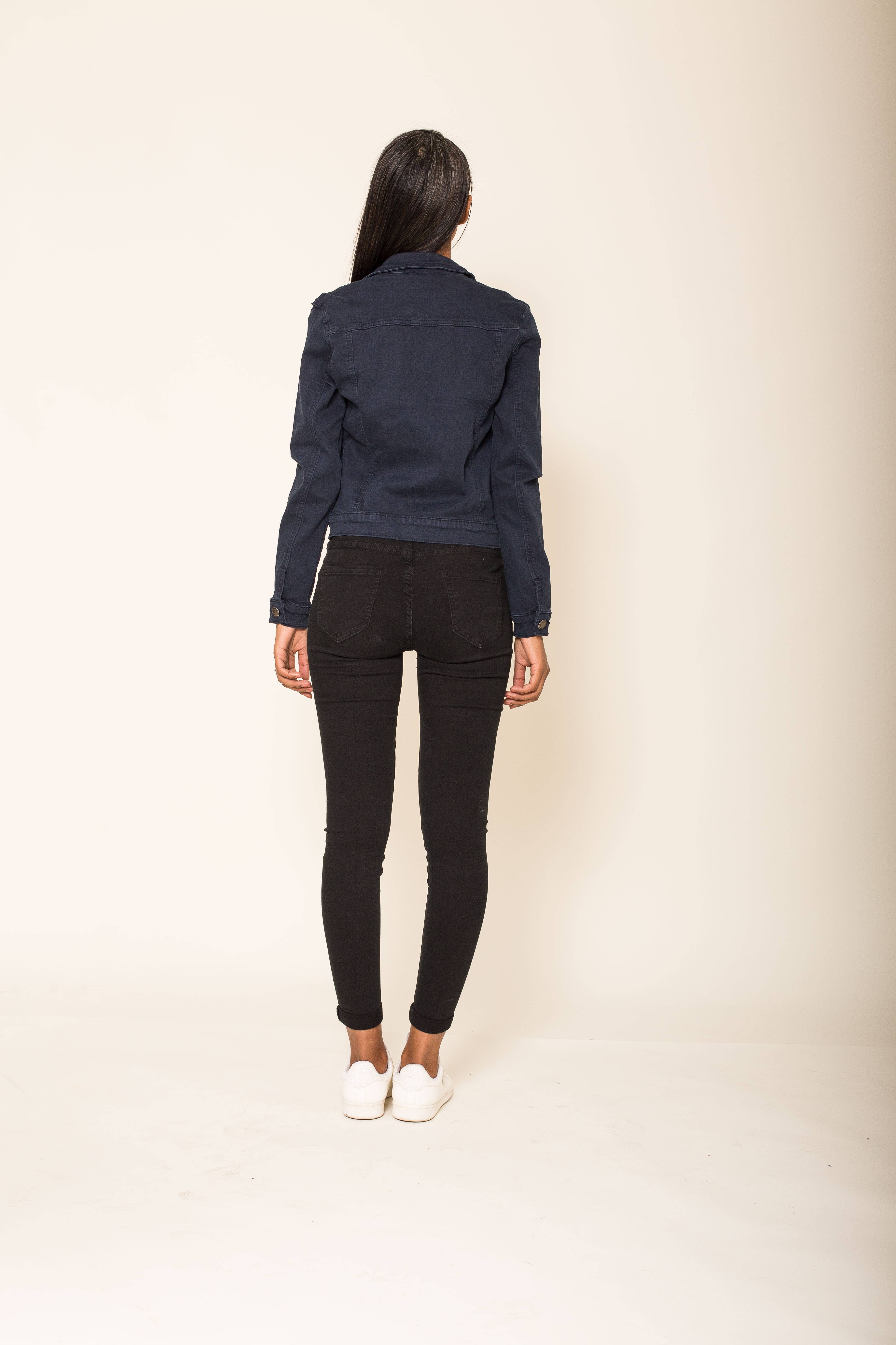 Nina Carter - Wholesale Jas - Dames - Stretch nauwsluitend jack kleur J212A104