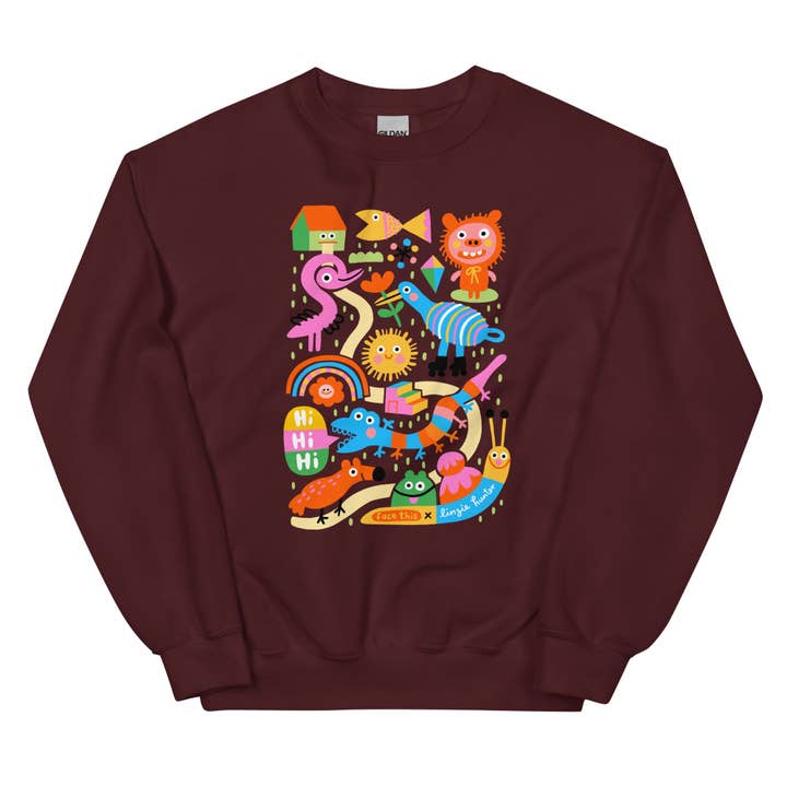 Face This - Wholesale Graphic Sweatshirt - Unisex - Linzie Hunter x Face This Sweater9