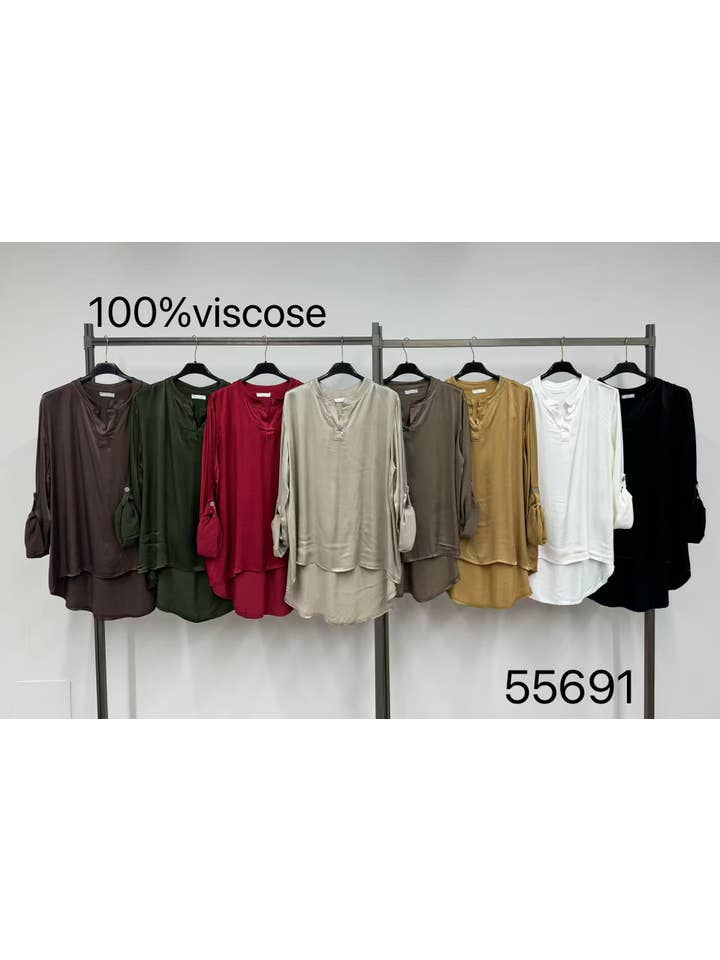 CENTO UNO ITALY - Wholesale Blouse - Women's - LN-55691 Woman's blouse