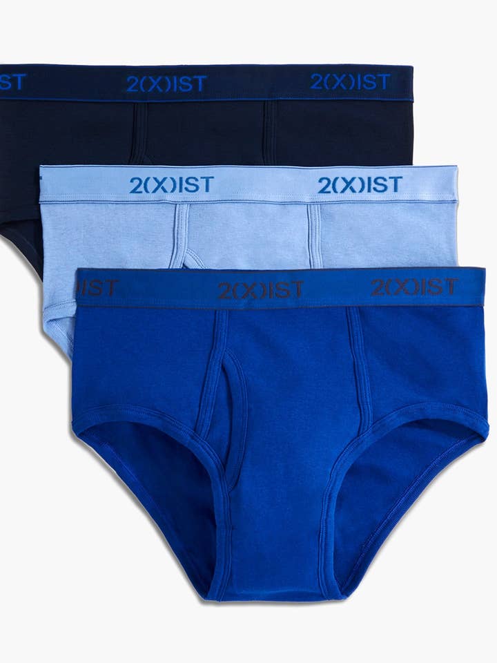 Essential Cotton Fly Front Brief 3-Pack for wholesale by 2(X)IST