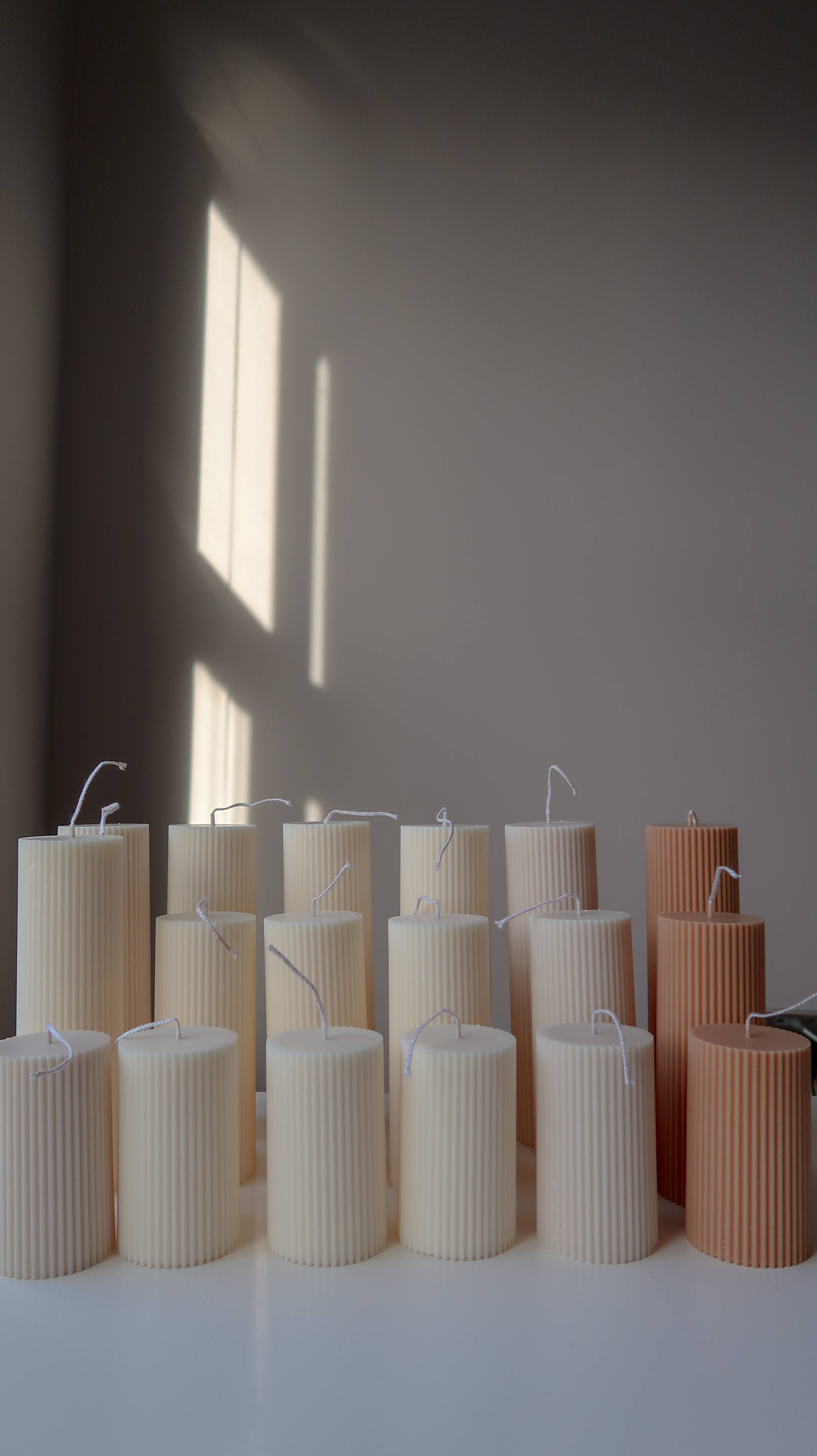 Jeune Home - Wholesale Pillar candle - Small Scented Soy Ribbed Pillar Candle | Wedding candle9