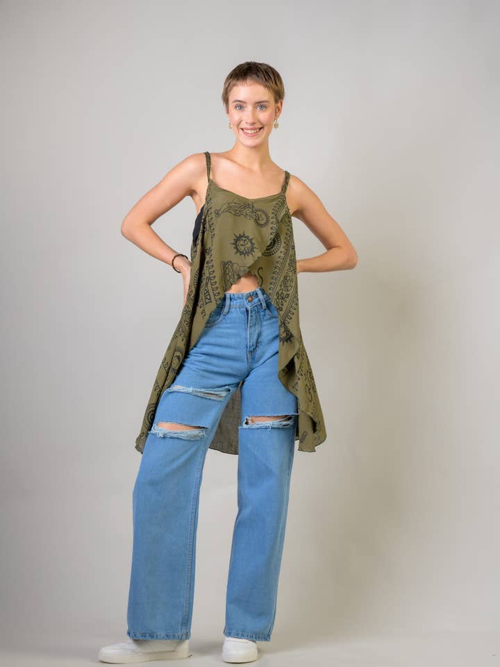 Assorted Rhea Om Tank Crop Top for wholesale on Faire12