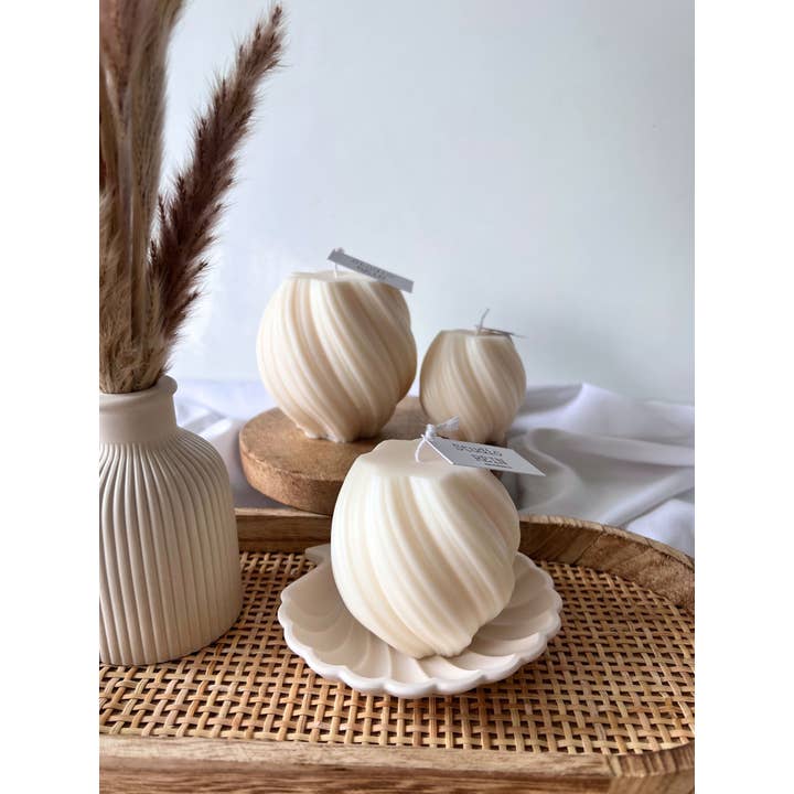 Studio Rein - Vente Bougies originales - Bougie décorative Nuance en forme de pilier, cire de soja5