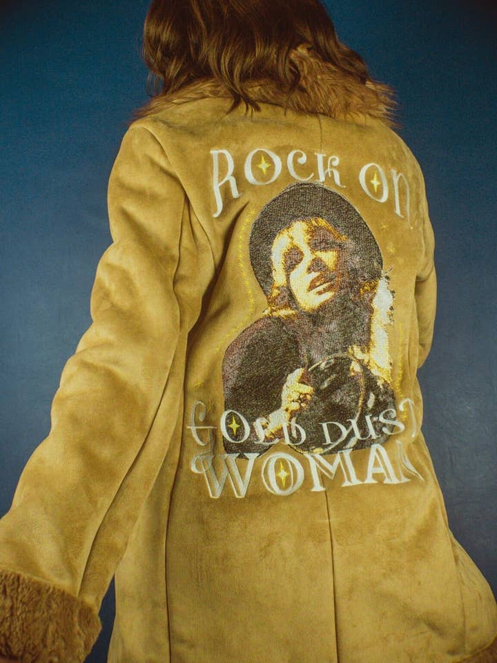 Gold Dust Woman Custom | Pennie Lane Coat or Denim Jacket for wholesale by ThunderStomp Threadz