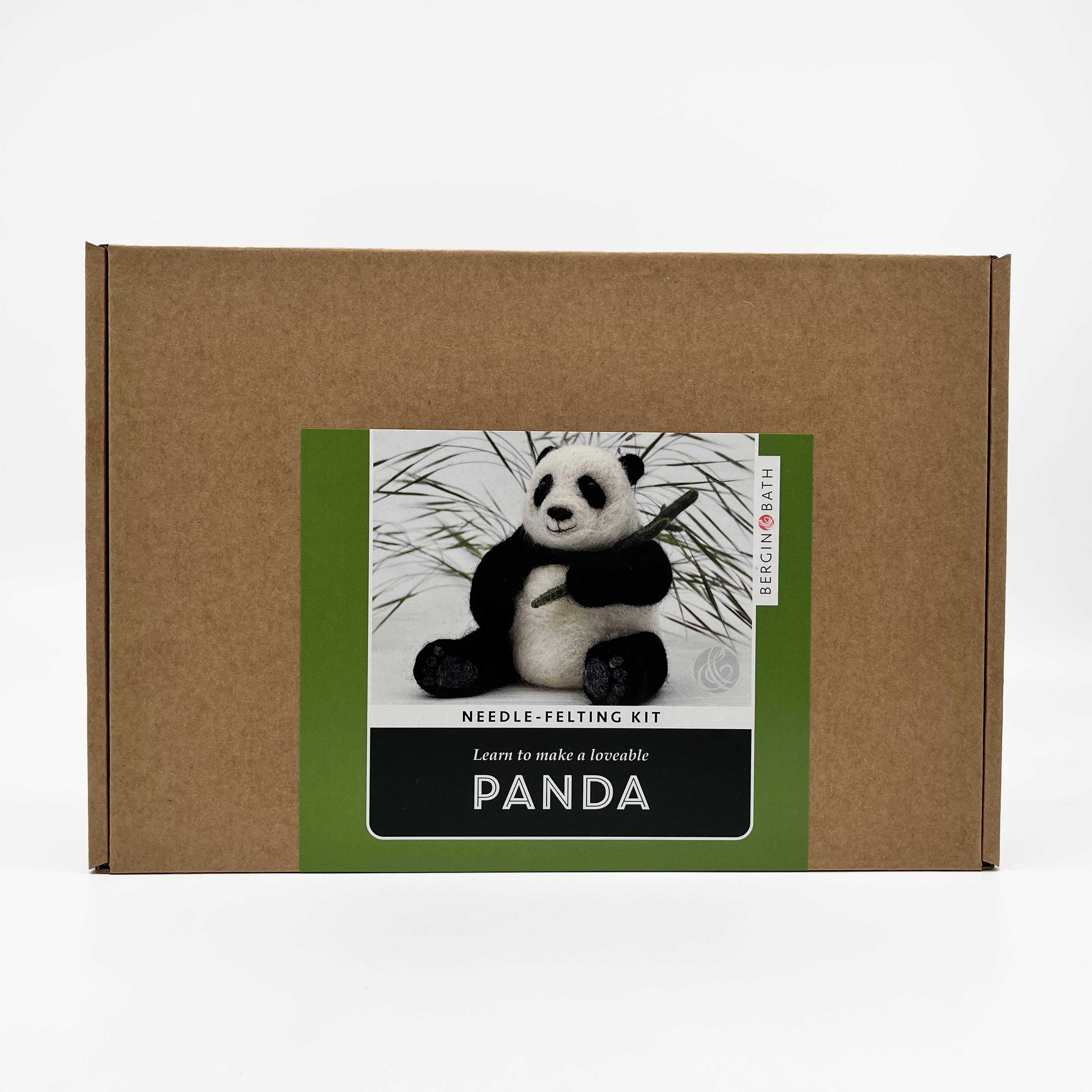 Bergin & Bath – wholesale Craft sewing kit – Needle Felting Kit - Panda - make your own giant panda10