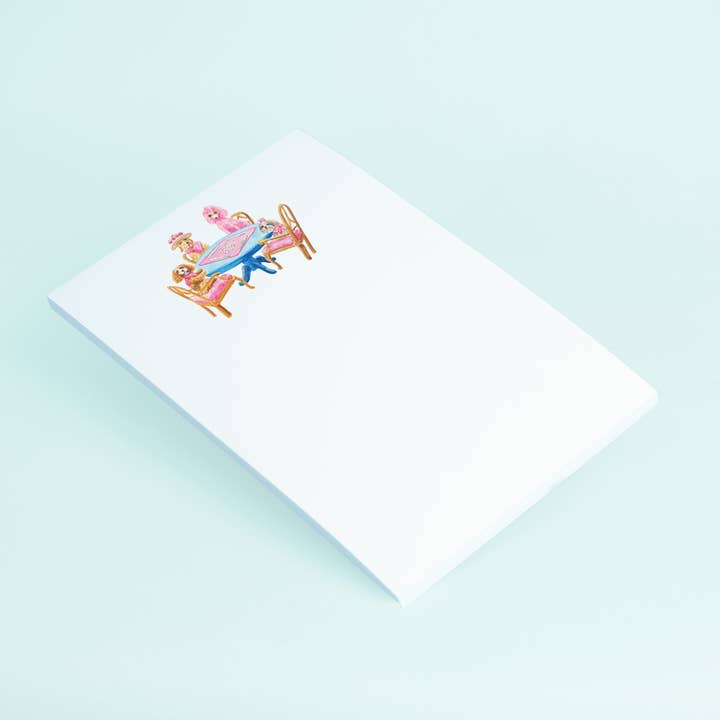 Taylor Paladino - Wholesale Notepad - Dogs Playing Mahjong Notepad