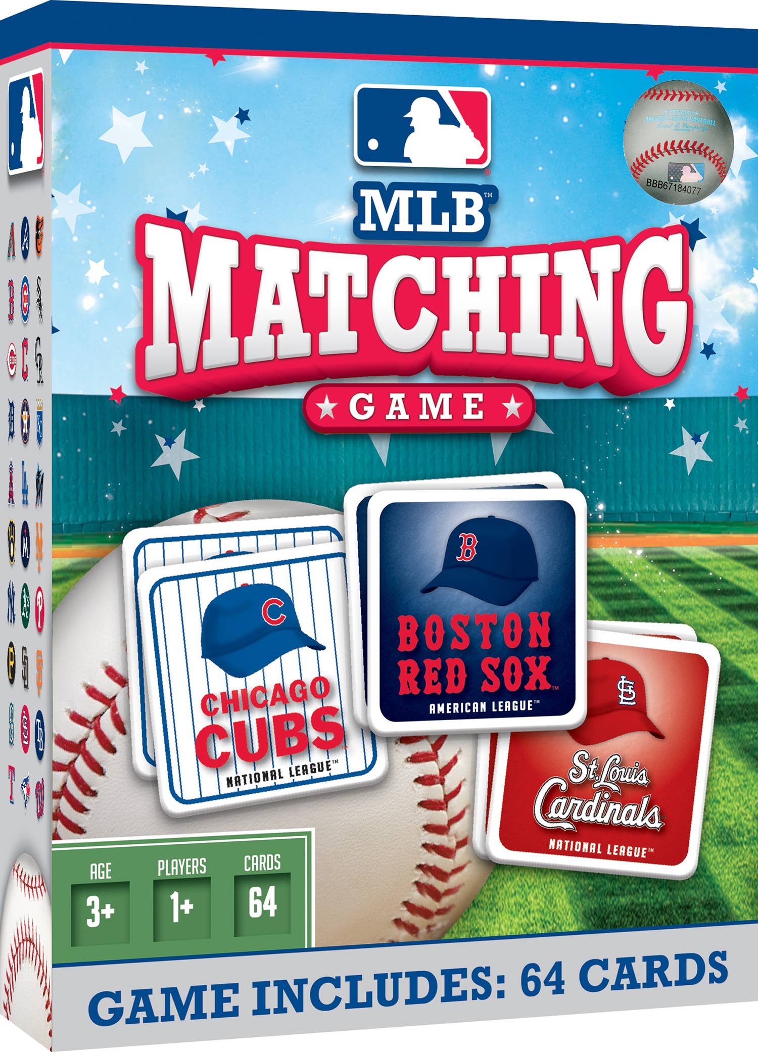 Masterpieces Puzzles - Wholesale Card Game - MLB - League Matching Game0