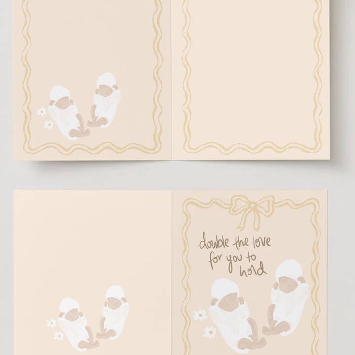 the name nest - Wholesale Baby card - Double the love twins card1