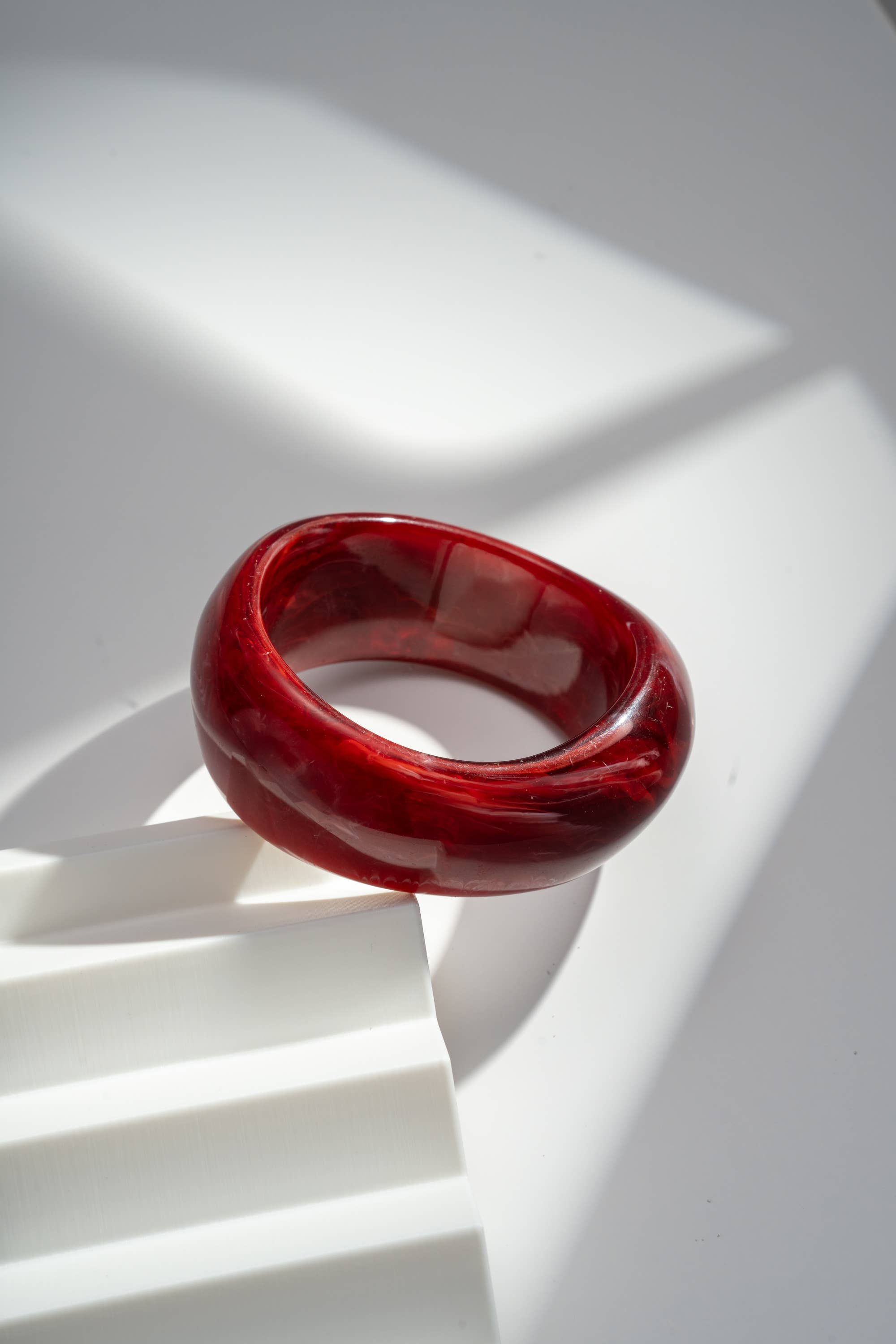 COSMOS - Venta al por mayor Juegos de joyas - Pulseras de resina - Burdeos Crudo Marrón1