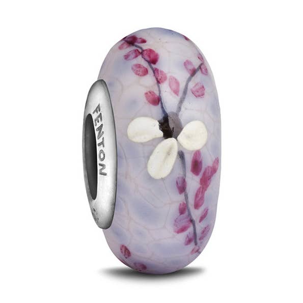 ”Mycket bär” handdekorerade glas pärla för wholesale av Fenton Glass Jewelry