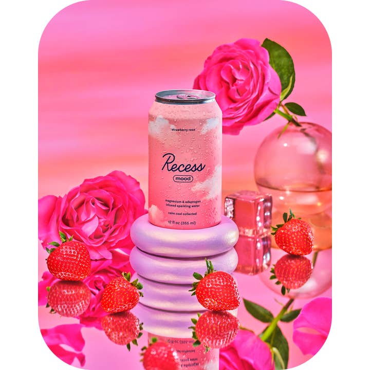 Recess - Wholesale Soda/Carbonated Drink - Strawberry Rose Mood1