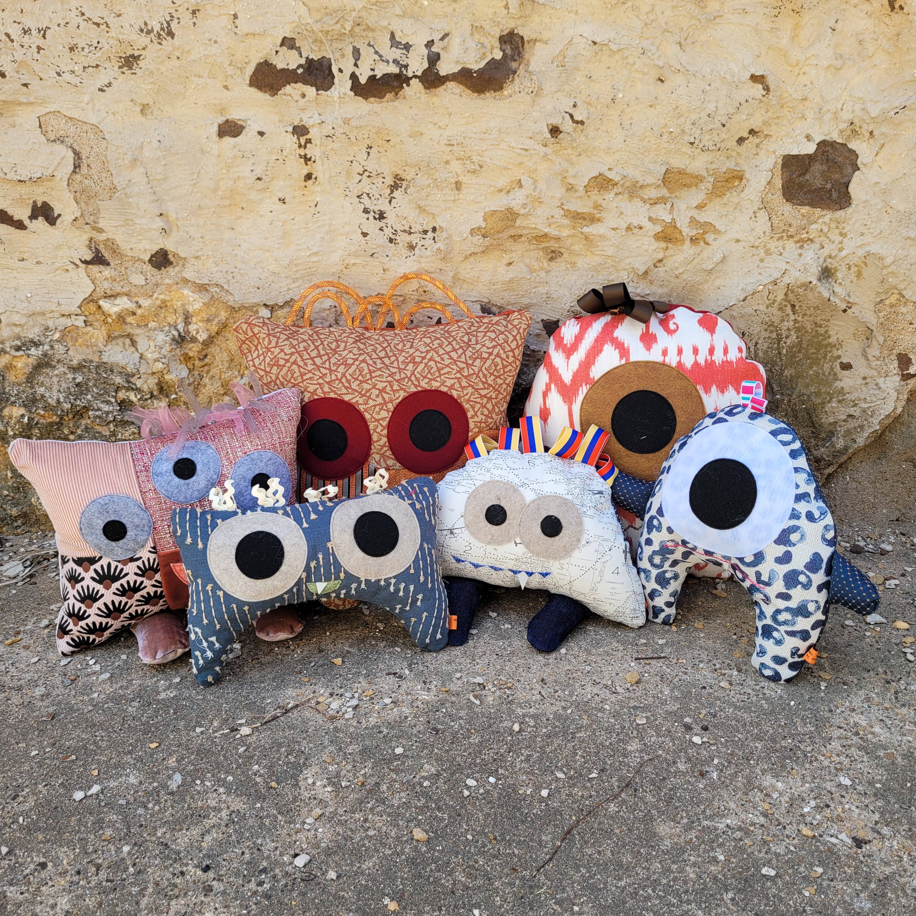 Monsters On Main - Wholesale Stuffed/Plush Toy - Kids & Baby - Medium Monster Bundle - 6 Pk3