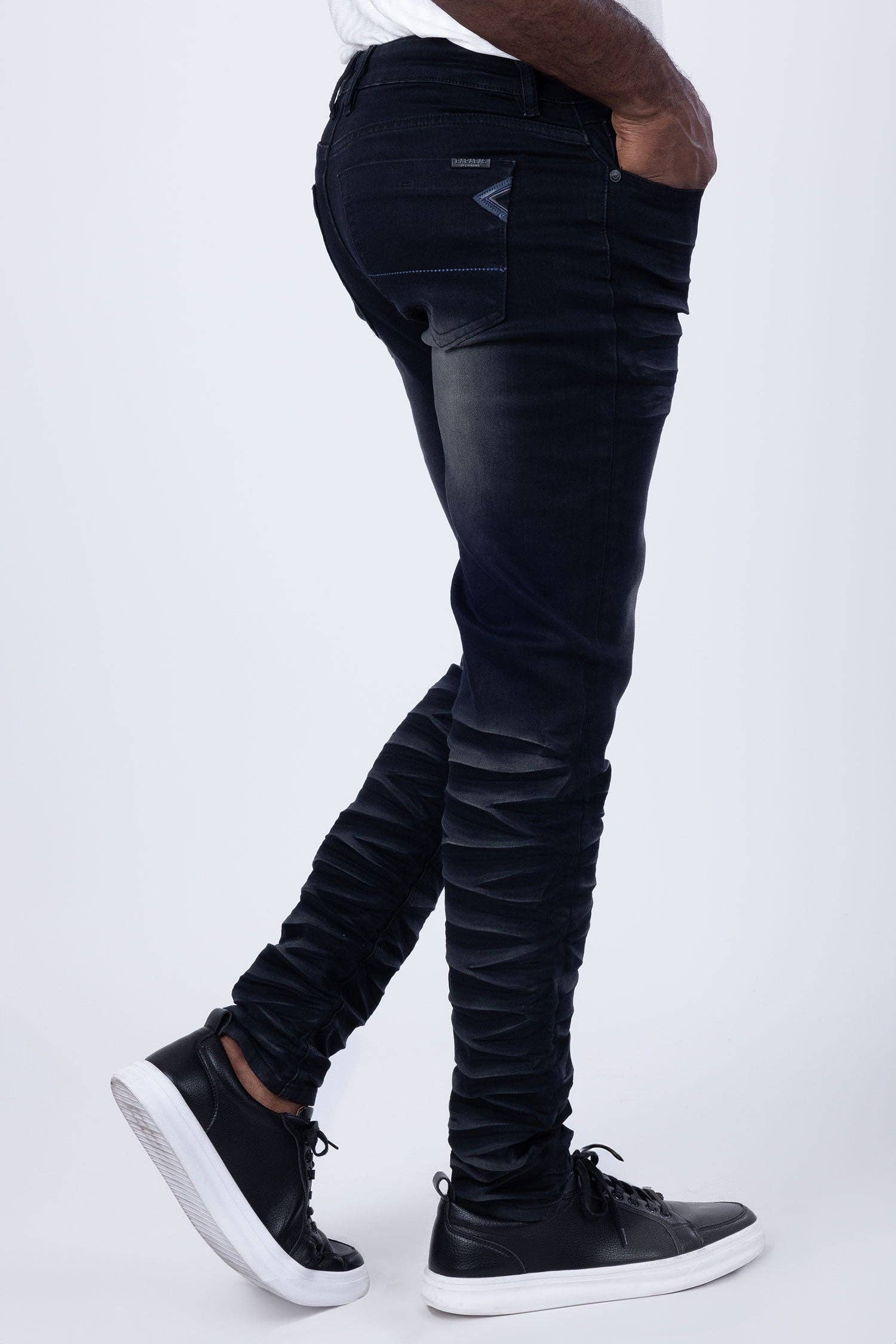 BARABAS - Wholesale Jeans - Men's - Men's Crumpled Effect Premium Denim Jeans 4JE141