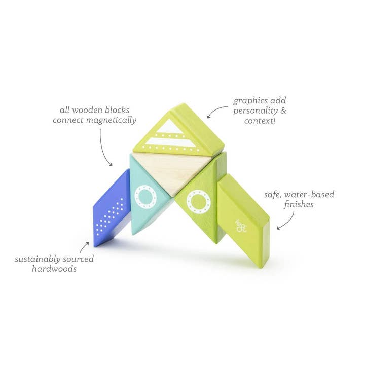 Tegu Europe – wholesale Wood toy – Child – Travel Pals - Magnetic Wooden Block Set3