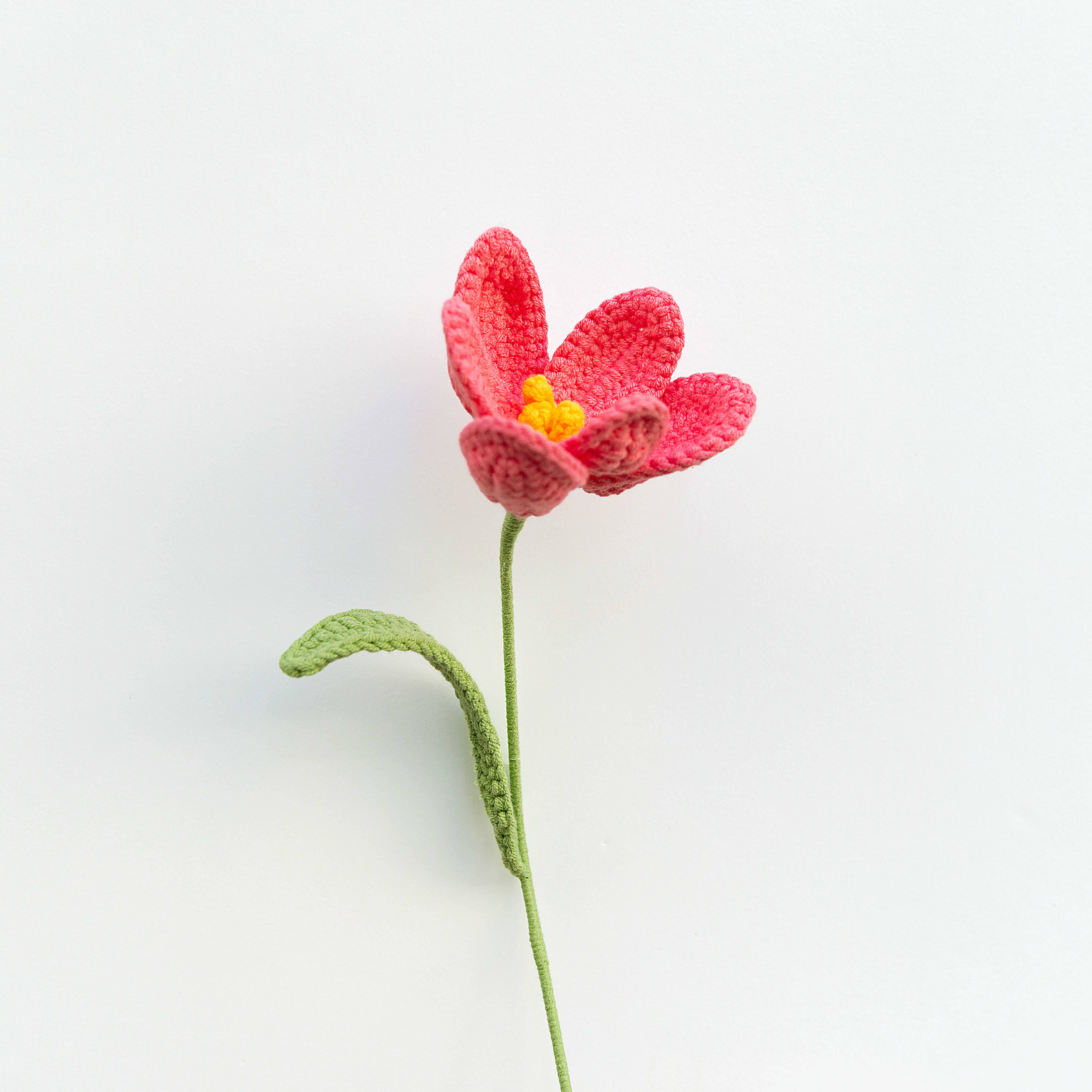 The Way to You – wholesale Artificial flowers – Handmade Crochet Flower- Tulip3