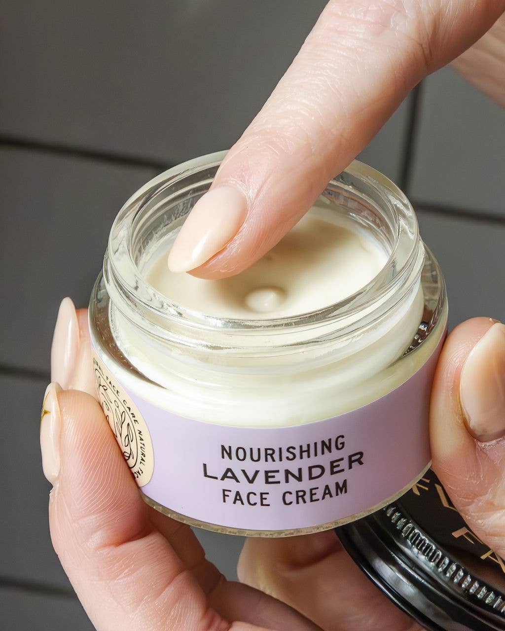 Good Flower Farm - Wholesale Facial Moisturizer - Lavender Organic Herbal Face Cream / 1 oz3