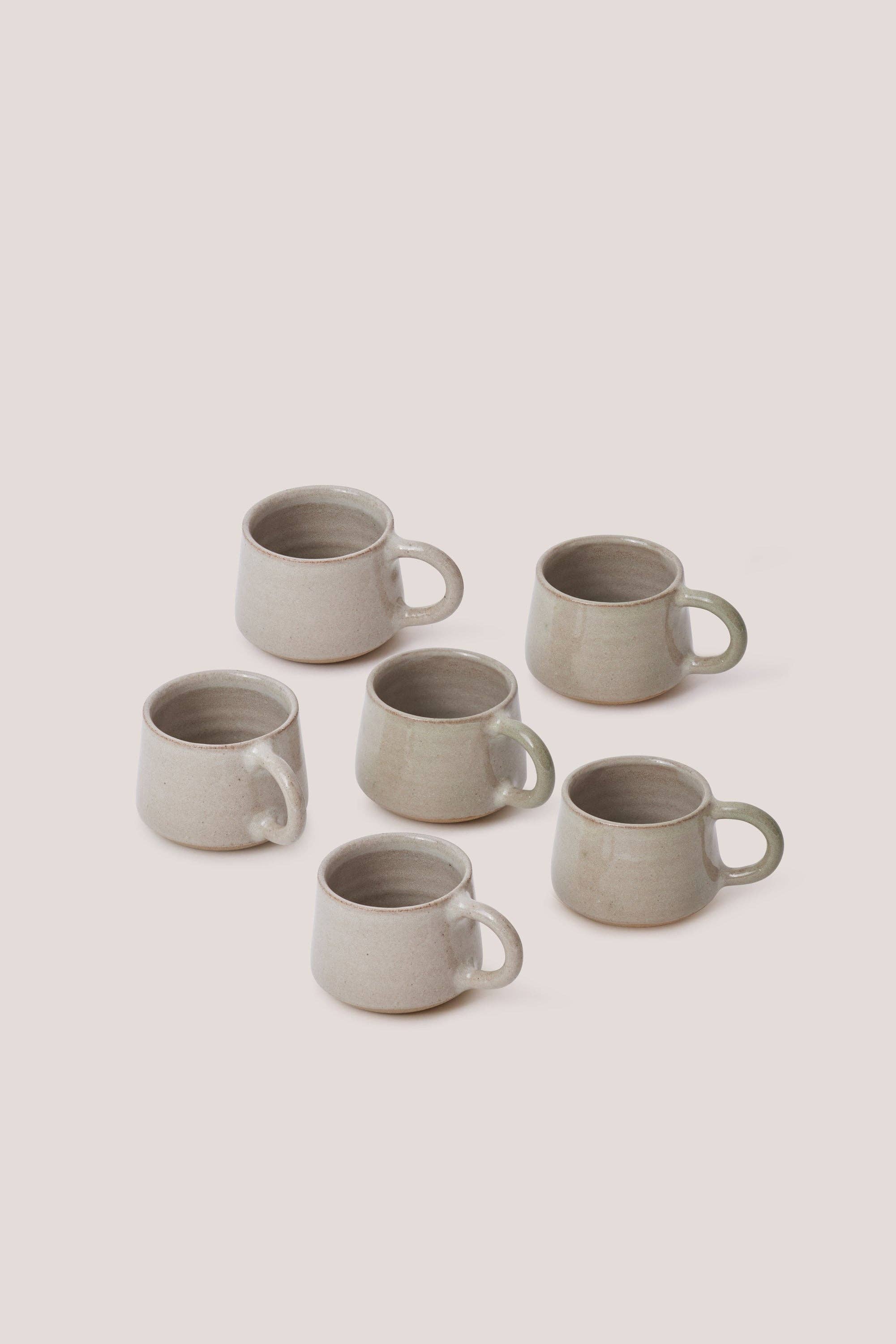 Fleck – wholesale Kaffekoppar – Sandfärgade handgjorda muggar i keramiskt stengods5