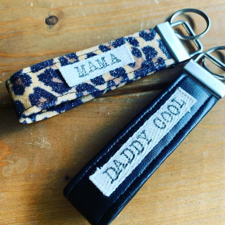 Little L Sews – wholesale Keychain – Women's – Glitter Fabric Key Fobs11