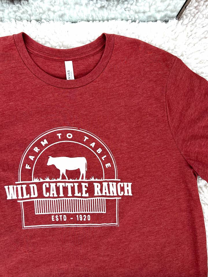 Tee gráfico da fazenda à mesa ocidental por atacado de SGB Wholesale