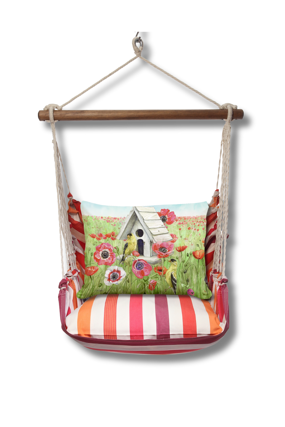 Magnolia Casual - Wholesale Swing Set - Hammock Swing 4-Piece Set indoor / outdoor - Cristina Stripe7