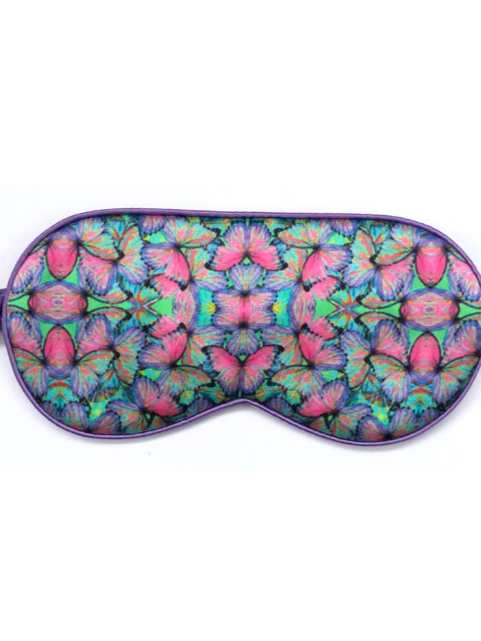 Féileacán (Butterfly) Silk Eye Mask for wholesale by Jennifer Rothwell