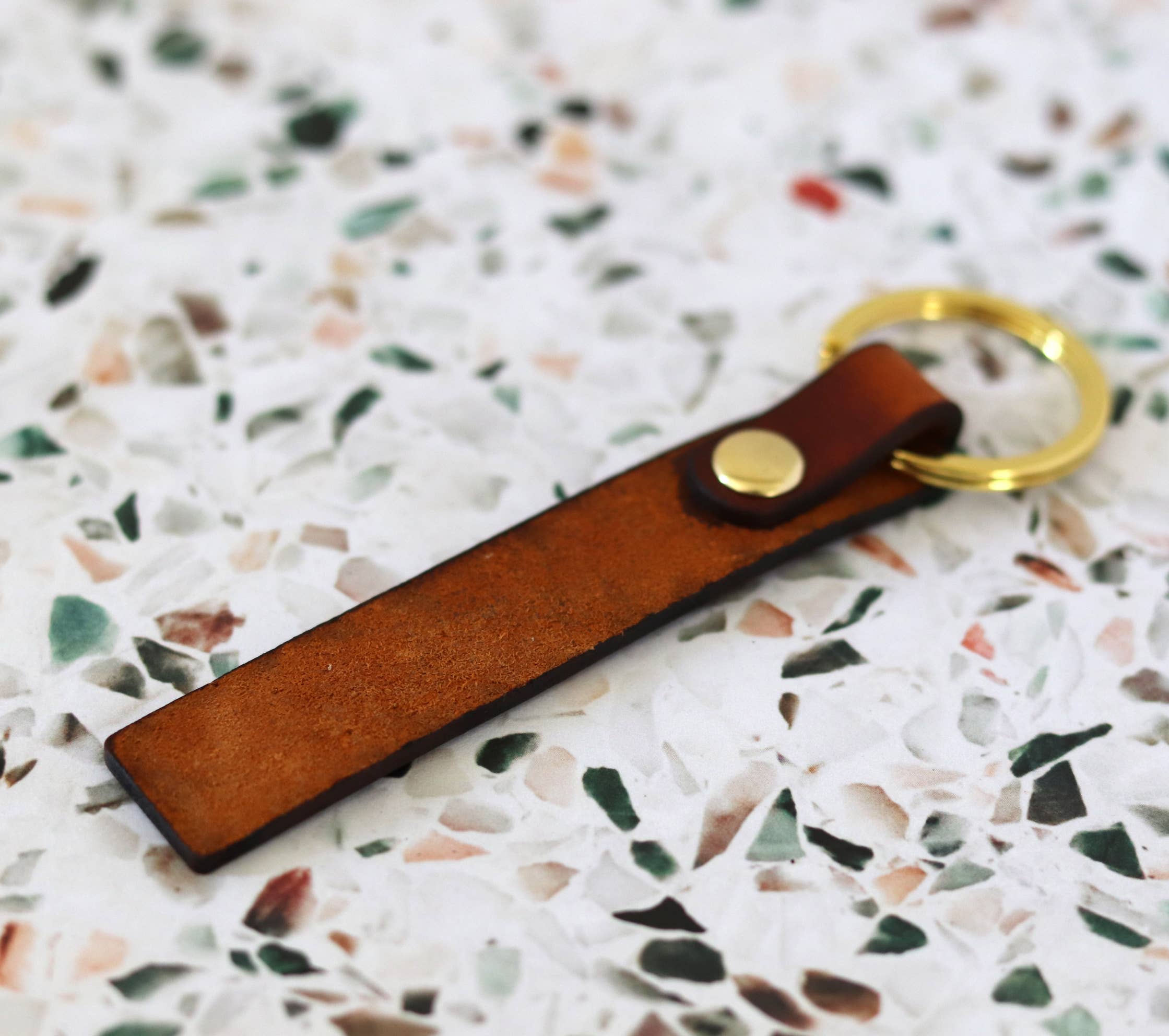 Florida Leather Co - Wholesale Keychain - Unisex - Custom Leather Zip Code Keychain4