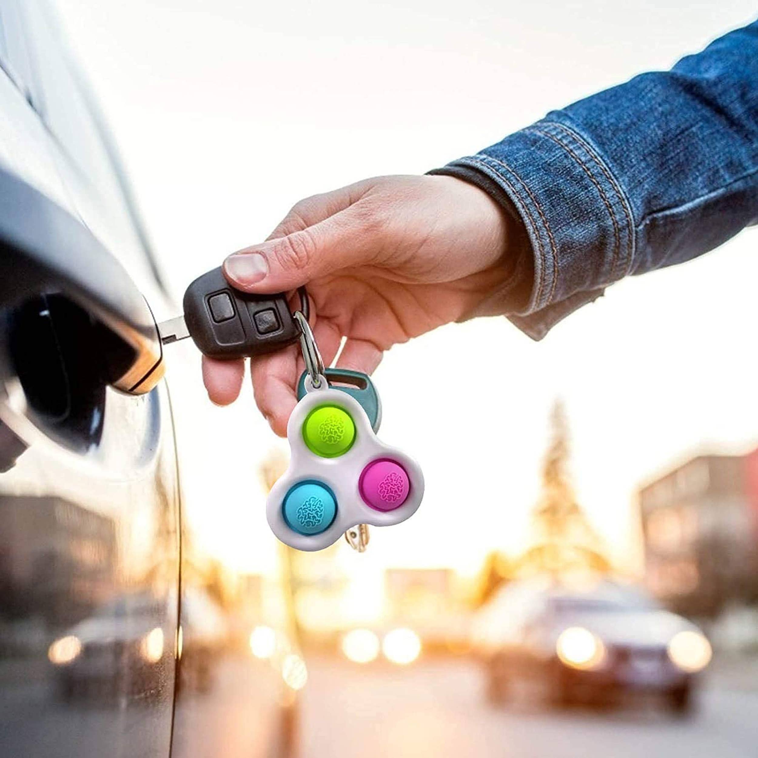 JSBlueRidge Toys - Wholesale Fidget Toy - Kids - Simple Dimple Bubble Popper Keychain Toy3