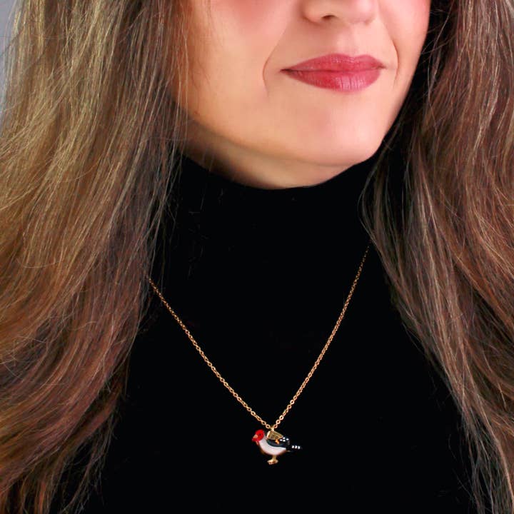 Little Moose - Wholesale Pendant/Charm Necklace - Goldfinch Charm Necklace1