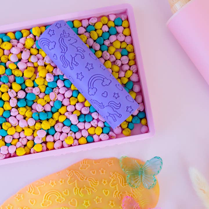 Play Sense - Wholesale Putty/Slime - Kids - Eco Textured Roller | Unicorn1