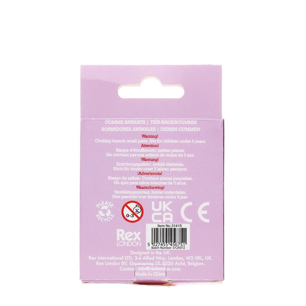 Rex B2B - UK – wholesale Eraser – Adorable animal erasers (set of 4) - Medley2