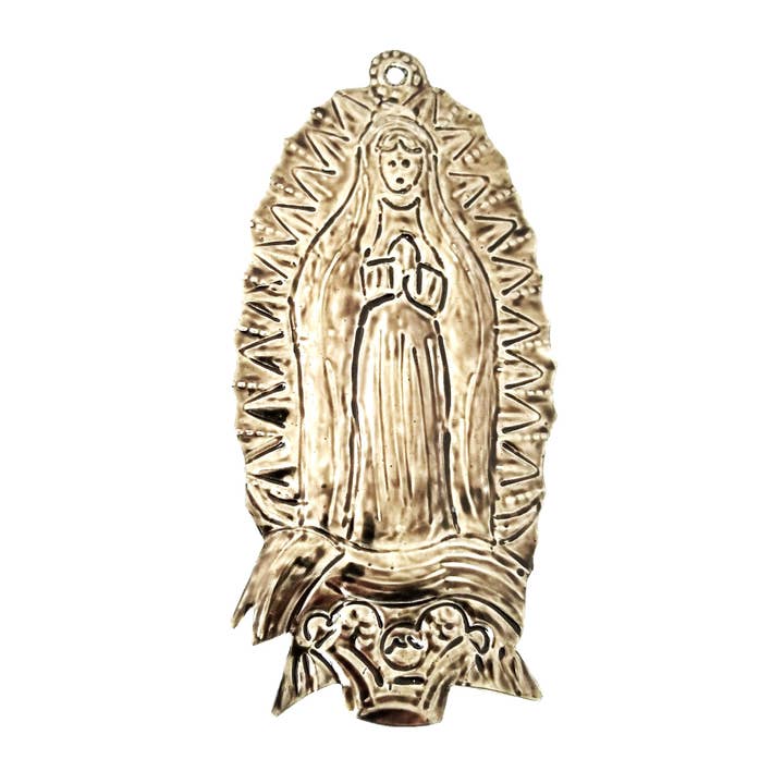 Tin Guadalupe Ornament for engroshandel hos Sedona Spirit