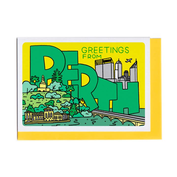 Neighbourhood Press - Vente Carte de vœux classique - Salutations de Perth0