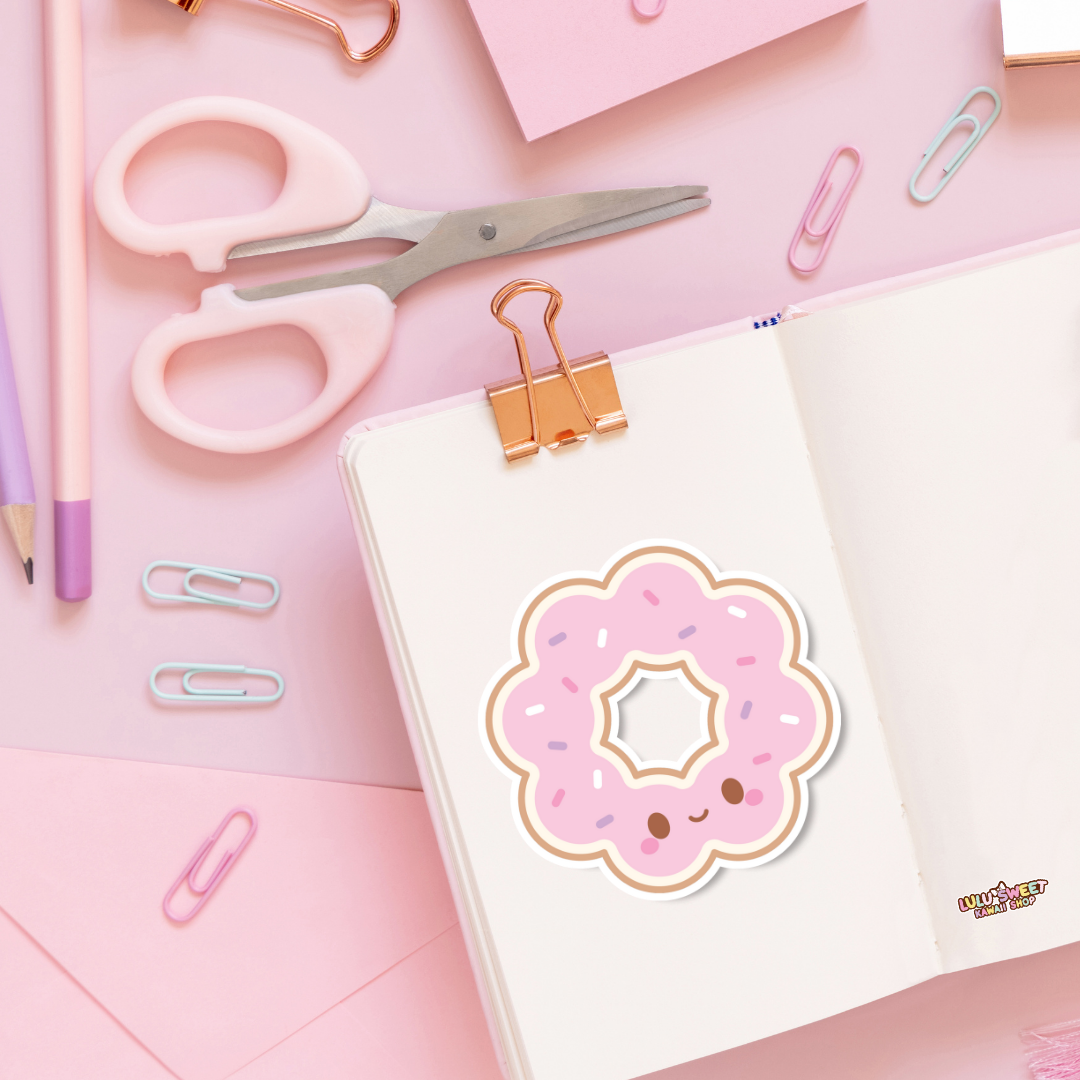 Paper and Sprinkles - Wholesale Sticker - Mochi Donut Sticker, vinyl sticker, diecut sticker5