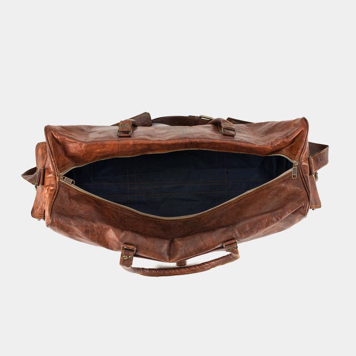 MaheTri LLC - Leather & Lifestyle Goods - Wholesale Weekender Bag - Men's - Portland Leather Weekender Travel Bag4