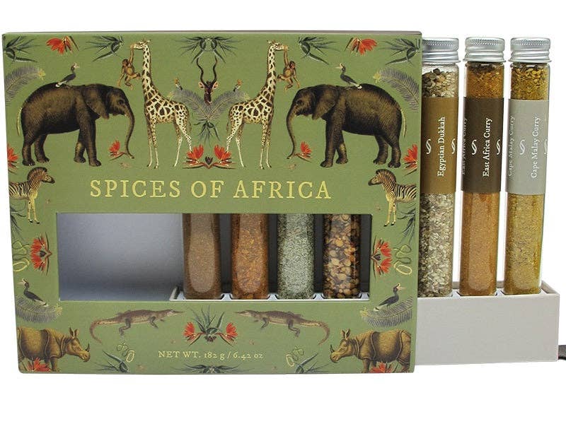 The African Home Goods - Vendita all'ingrosso Mix di spezie secche - Set regalo di spezie africane - Collezione da 8 tipi assortiti2
