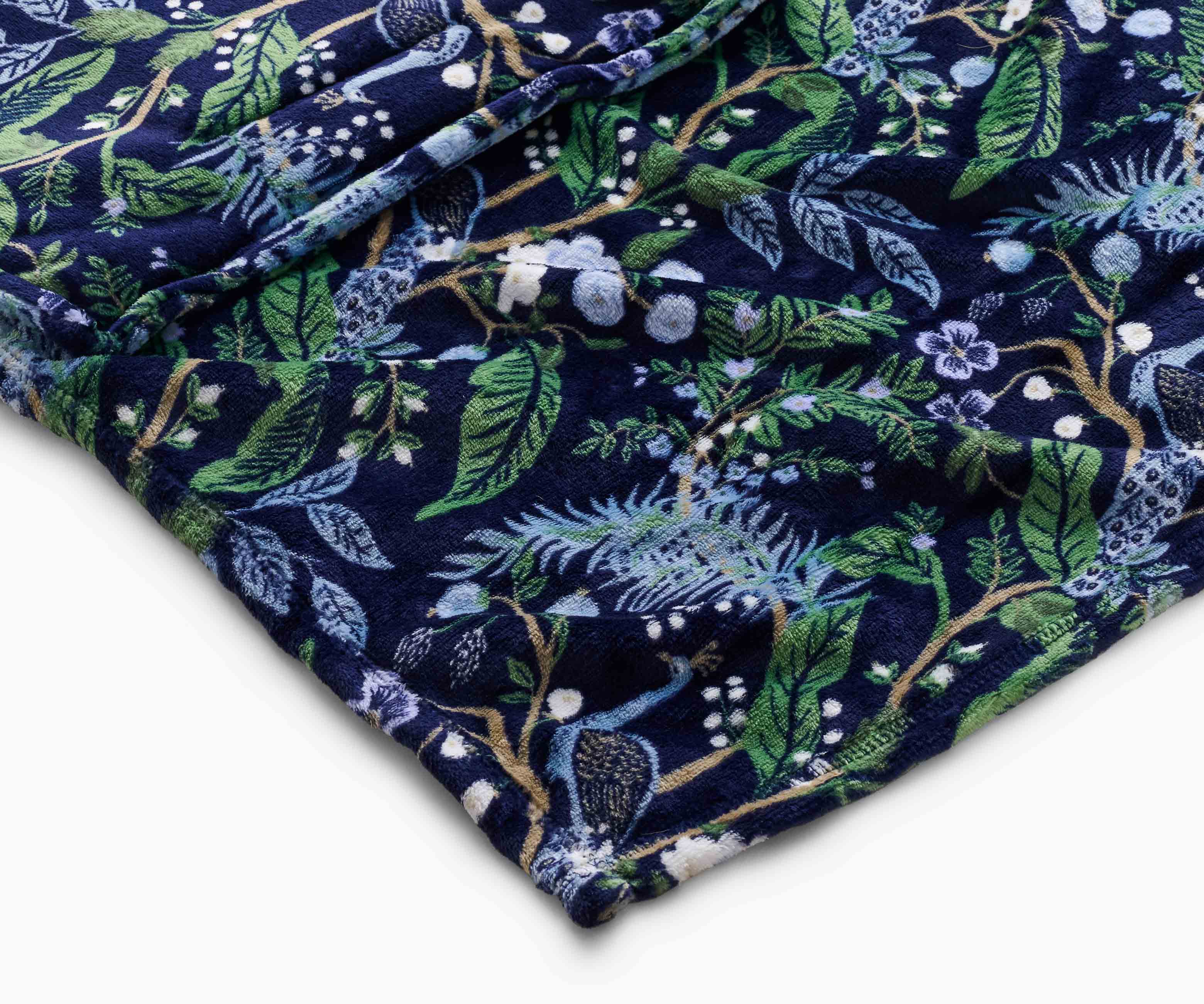 Rifle Paper Co. - Wholesale Travel Blanket - Peacock Travel Fleece Blanket6