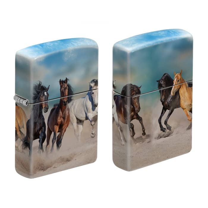 Springande hästar 540 Multi Sided Zippo-tändare för wholesale av Lighter King