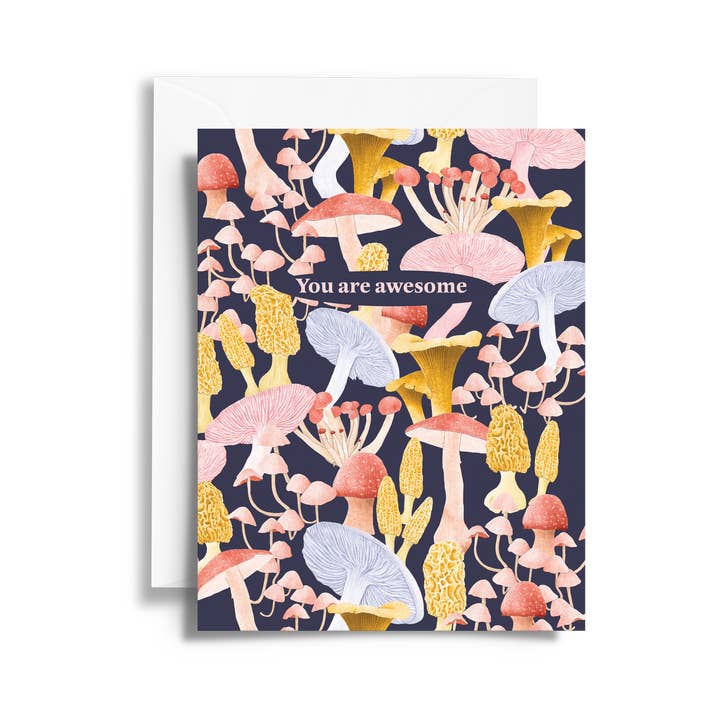 Cartão "És Fantástico" | Cogumelo Caprichoso por atacado de Stacy Hsu Design & Illustration