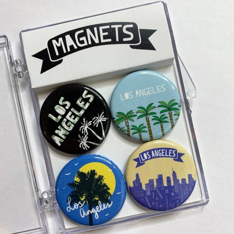 Made by Nilina - Vente Aimants - Ensemble d'aimants Los Angeles - LA California Souvenir3