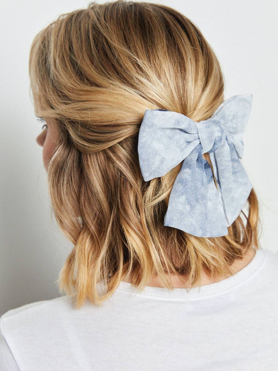 Angels Whisper Accessories - Wholesale Hair bow – Women’s - Louisa Tie-Dye Bow Barrette5