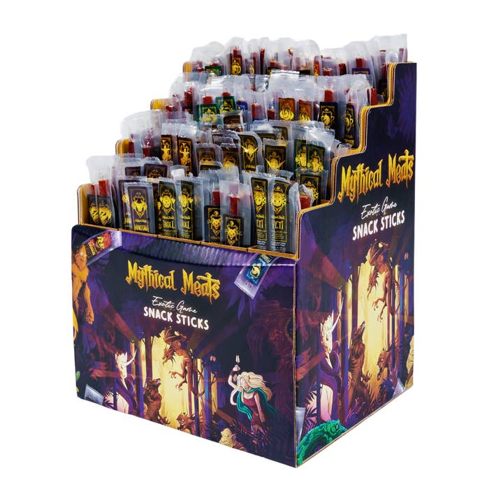 Mythical Meats - Wholesale Jerky - Retailer MEGA Starter Pack - 240 Sticks + One 20 Flavor Counter Display!1