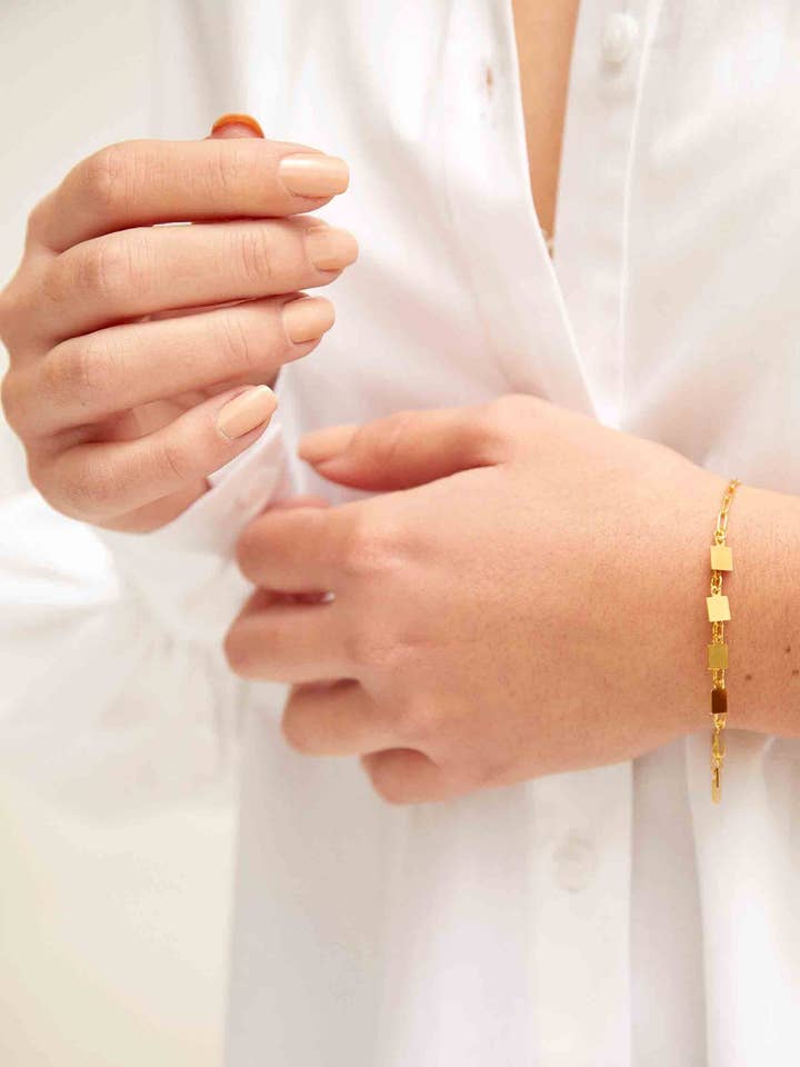 Kendall Squares Bracelet for wholesale by Sofia Godinho