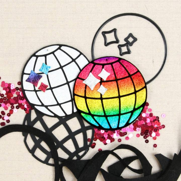 Benzie Design - Wholesale Craft Supplies - Disco Ball, Deep Etch Die