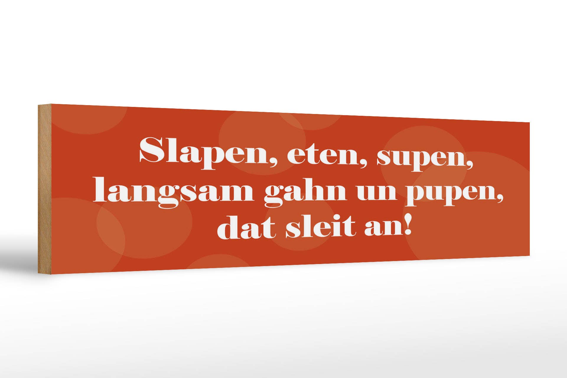 Femer - Wholesale Sign - Wooden sign 46x10 cm Sleep, sip slowly yawn and fart0