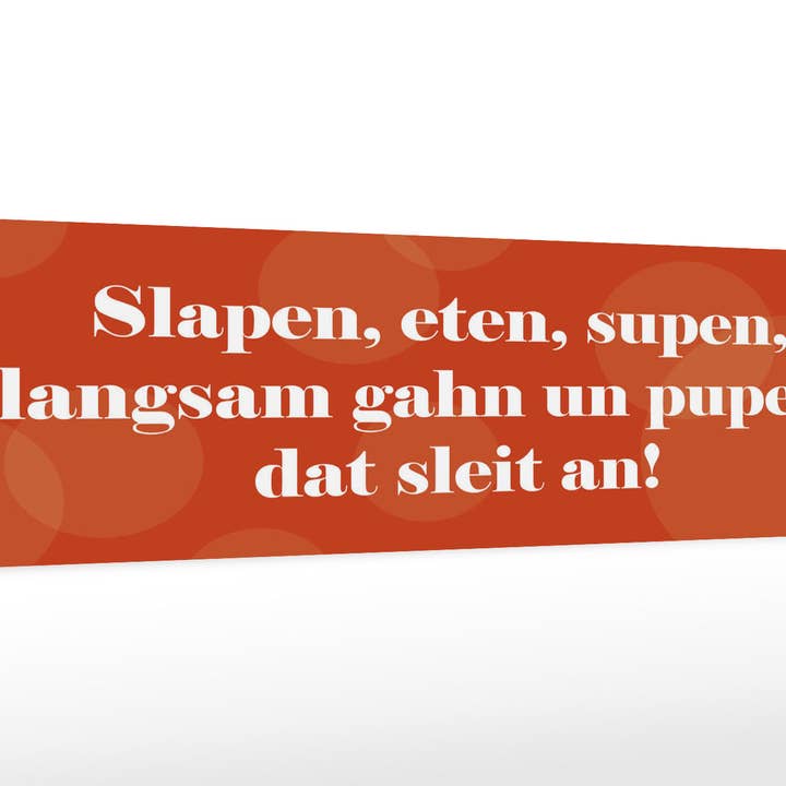 Femer - Wholesale Sign - Wooden sign 46x10 cm Sleep, sip slowly yawn and fart